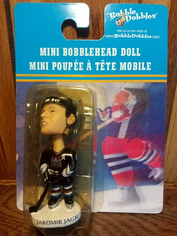 Washington Capitals JAROMIR JAGR MIni Bobblehead Doll with Original Packaging Cover
