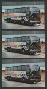 Trenton NJ: Lot 3 1990s Postcards STOUT'S CHARTER SERVICE INC. Coach Bus S 215 H - Picture 1 of 2
