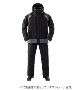Daiwa DW-3409 rain max Hyper Combiup Hiloft winter suit Black L Stylish anglers - Picture 1 of 6