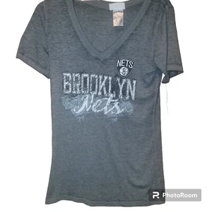 T shirt donna Brooklyn nets taglia small cotone poliestere nuova con etichetta - Foto 1 di 4