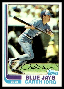1982 Topps 518 Garth Iorg   Toronto Blue Jays  Baseball Card