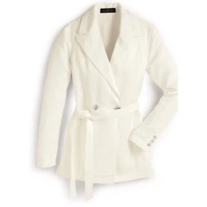 Peruvian Connection Hastings Jacket Retails $300 On Site Size 10 Creme/Natural - Picture 1 of 13