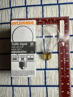 69a21 new 69 WATT A21 traffic signal LIGHT BULB 69w LAMP 640 lu. 120v 8000 hour - Image 1 of 4