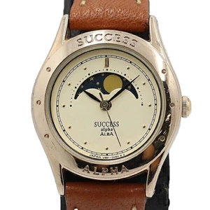 Dead Stock Class Operation Seiko Alba Success Aach018 Moon Phase Ivory Qz Ladies - Picture 1 of 4