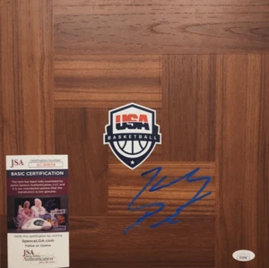Tablero firmado Kelsey Plum con certificado de autenticidad JSA #AC40858 Equipo EE. UU. Las Vegas Ases - Imagen 1 de 2