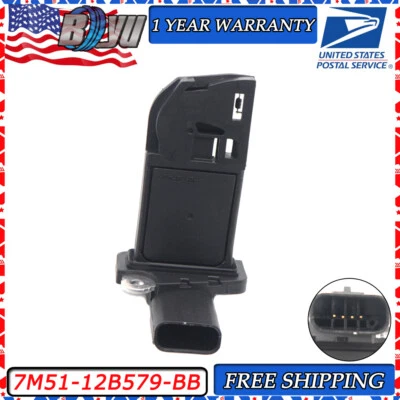 Sensor de flujo de aire másico para FORD C-MAX ESCAPE F-650 F-750 FOCUS 7M51-12B579-BB MAF Foto 1 de 4