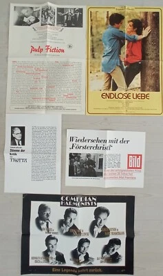 E174 Kinoplakate PULP FICTION / ENDLOSE LIEBE  / TROTTA / COMEDIAN HARMONISTS - Bild 1 von 3