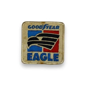 Goodyear Eagle Patch Logo Vintage Red White Blue 2.75"x2.75” Pre-owned - Picture 1 of 2