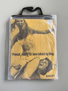 Vintage Precut Ready to Sew Bikini by Mag Swimsuit Americana NOS Sänger Rarität - Bild 1 von 12