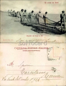 GENOVA CITTA'-VOLTRI-COSTUMI PESCATORI-D2-27 - Picture 1 of 1