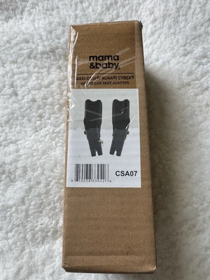 Adaptador de asiento de coche - CSA07 - Se adapta a Maxi-COSI y Nuna / Cybex asiento de coche caja abierta Foto 1 de 4