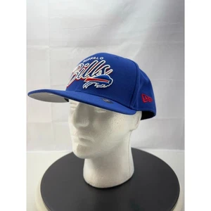 New Era Buffalo Bills Script Sided 1960 59FIFTY Fitted Hat Size 8 NFL Royal Blue - Picture 1 of 8