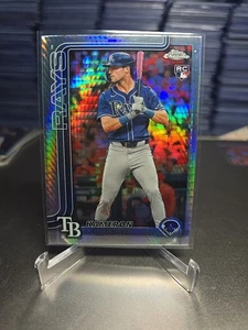 2025 Topps Chrome #130 Prism Kameron Misner RC Rays - Picture 1 of 2