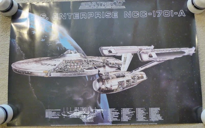 Póster Kimbel 24x36 Star Trek IV Voyage Home Enterprise NCC-1701-A Cut A Way Foto 1 de 4