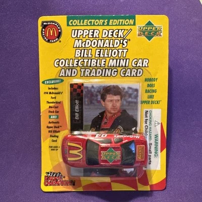 BILL ELLIOTT Upper Deck McDonald's Racing Team Collectible 1/64 Car - Image 1 of 2