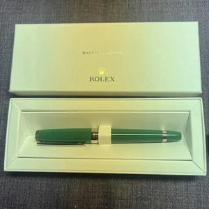 Rolex Baselworld Geschenk 2015; Metall innen schwer grün Kugelschreiber.Original Box!!️ - Bild 1 von 19