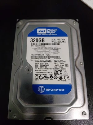 Western Digital HDD 320GB WD3200AAJB 00J3A0 3.5-Inch PATA 8MB Cache - Image 1 of 4