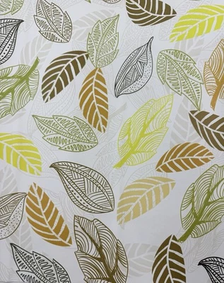 Rollo de papel tapiz pelar y pegar - 17,7” x 118” patrón de hojas texturizadas Yisen-Ocea NUEVO Foto 1 de 4