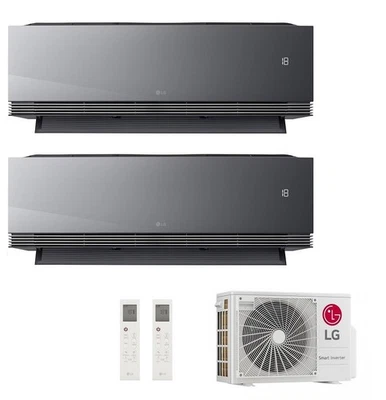 Klimaanlagen MultiSplit LG MIRROR AI Air 2 Räum 2,5+3,5 kW Aggregat 4,7 kW - Bild 1 von 4