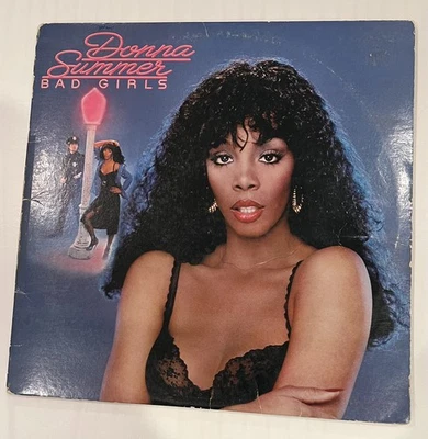 Donna Summer - Bad Girls Vinyl Double LP 1979 poster included 33x22 Foto 1 de 4