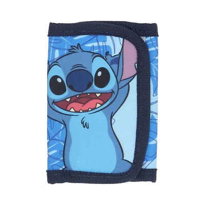 DIFUZED Lilo & Stitch Geldbörse Geldbeutel Kinder Portemonnaie blau