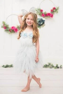 ¡Nuevo con etiquetas!  Vestido Tutu Du Monde Reina de Rosas Tutú en Esmalte Aqua Foto 1 de 4