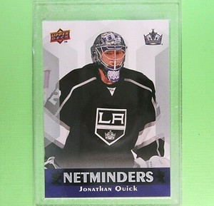 JONATHAN QUICK  2010  NETMINDERS   Upper Deck #N5  Los Angeles Kings