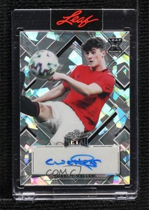 2022 Leaf Metal Silver Crystals /34 Charlie Wellens #BA-CW1 Auto
