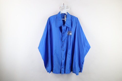 COACH Giacca da allenatore vintage anni 70 streetwear uomo 2XL XXL punto catena Lin Mor Inc USA