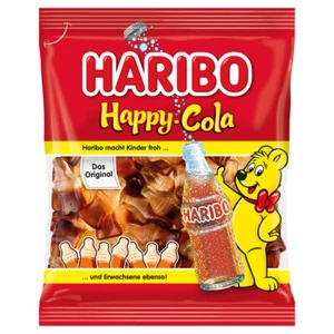 Haribo Happy Cola Fruchtgummi Cola Flaschen mit Colageschmack 175g - Picture 1 of 1