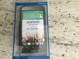 S Line TPU Gel Skin Case Cover for HTC One MINI 2 2014 ( M8 Mini )  - Picture 1 of 3