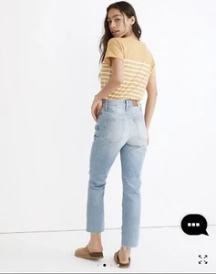 Madewell The Curvy Perfect Vintage Jeans Gr. 24 Destroyed Coney Wash Raw Hem ND630 - Bild 1 von 21