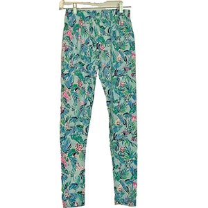 Lilly Pulitzer Girls Barking up the Palm Tree Leggings/PJ Pants size 14 - Picture 1 of 6