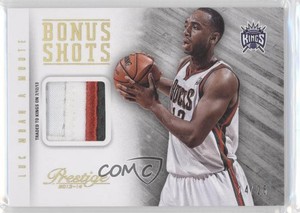2013-14 Panini Prestige Bonus Shots Materials Prime /25 Luc Mbah a Moute #58