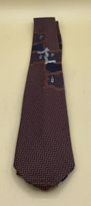 Wembley Tie Mens Necktie Slim Narrow Skinny Vtg 1950’s Deadstock NEW NOS - Picture 1 of 4