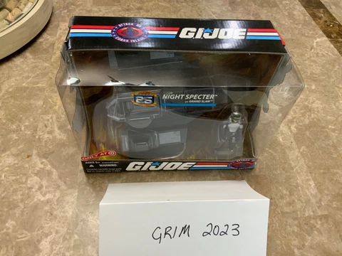 25th Anniversary GI Joe NIGHT SPECTER w/ GRAND SLAM Target Exclusive MIB Vehicle Cover