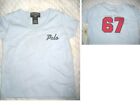New W Tag Polo Ralph Aluren Logo Top Shirt  Short Sleeves  Girls Sz 4