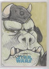 2015 Star Wars: Journey to The Force Awakens 1/1 Linzy Zorn Auto Sketch 0s5s