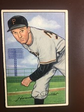 Baseball Card, Howie Pollet, 1952, Bowman #83