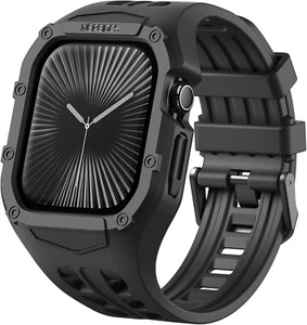 Compatible with Apple Watch Band 46mm Series 10 with Case, Shockproof Rugged ... - Picture 1 of 18
