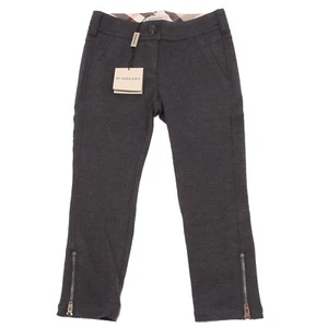 8036Q Girl Gray Jeggings BURBERRY Kids Children Pants Trousers - Picture 1 of 4