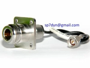 N - SMA Jumper Coax RG174 Suhner - Zdjęcie 1 z 7
