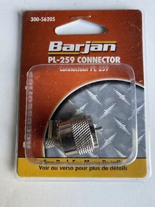 Barjan Modell #30056205 PL259 Crimp-On-Stecker für RG58 Koax - Bild 1 von 3
