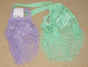 IKEA TABBERAS Net Bag 2 Set - Shopping Storage Carry See Through Bag - Picture 1 of 4