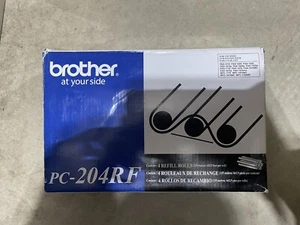 NEW Genuine Brother PC-204RF Refill Fax Ribon (Pk of 4) Sealed Packages - Picture 1 of 2