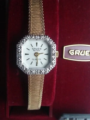 Reloj para mujer Green Precision con detalles de diamantes reales Foto 1 de 4