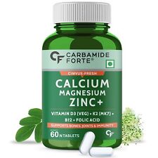 Carbamide Forte Calcium Magnesium Zinc With Vitamin D, K2, B12 60 Tablets