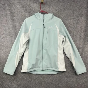 Denali Womens Coat XL Blue Fleece Lined Hooded Lightweight Warm SEE NOTE - Picture 1 of 18