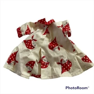 Camisa envolvente pañuelo rojo muñeca Vogue vintage años 50 60 blanca roja Jill - Imagen 1 de 7