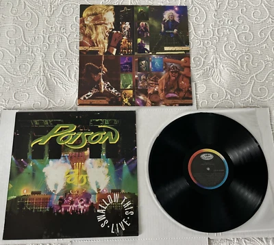 POISON-SWALLOW THIS LIVE-1991 ORIGINAL *IMPORT* LP CAPITOL 25909 *BONUS TRACKS* - Imagem 1 de 4